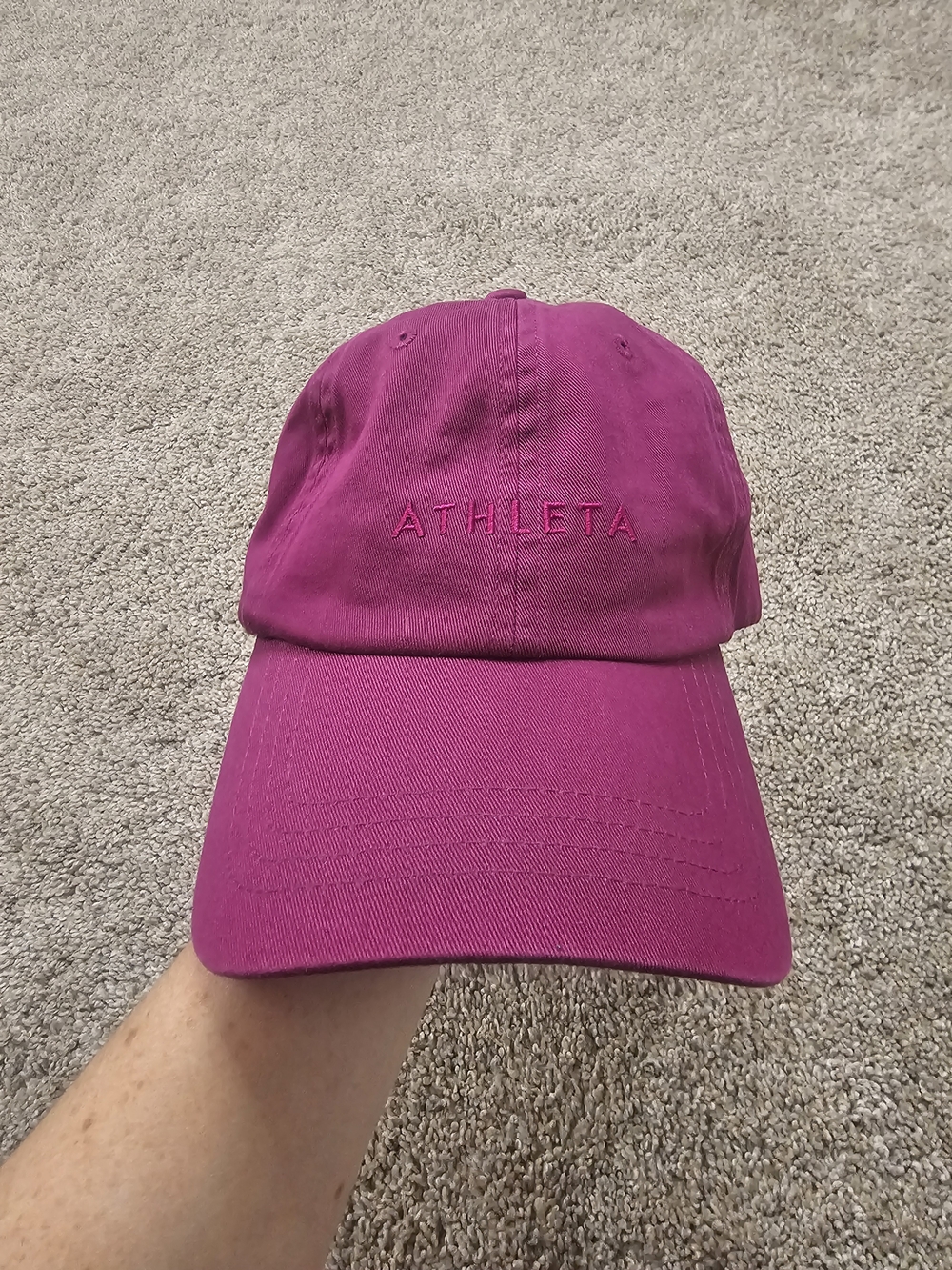 Athleta Pink Baseball Cap - Women's Casual Hat